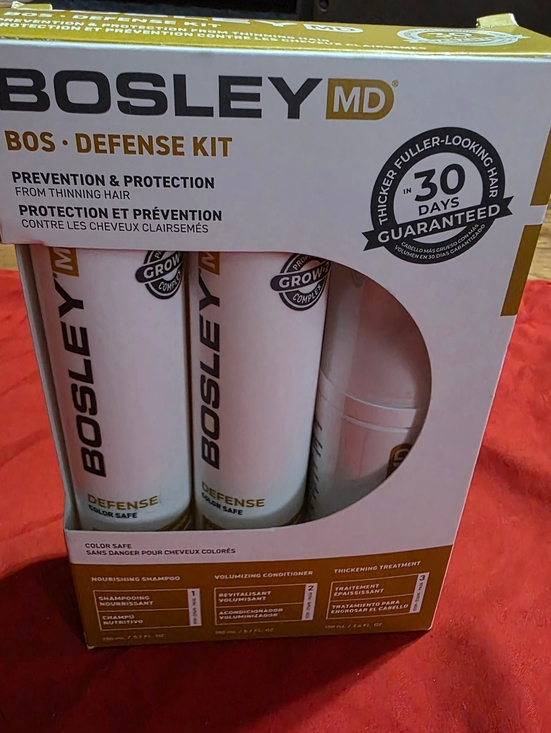 Bosley Other - Bosley MD Bos Defense Kit – Safe For Colored Hair!